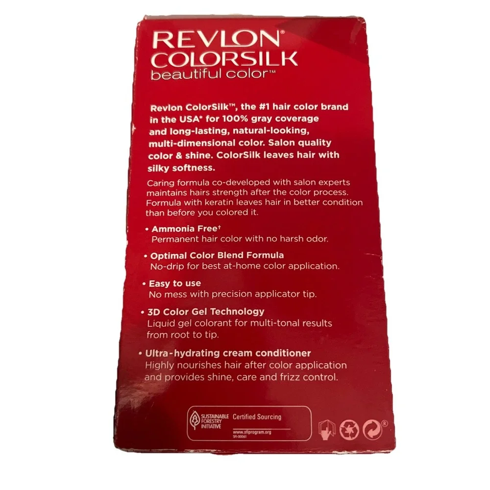Revlon Colorsilk Beautiful Color Permanent‎ Hair #43 Medium Golden Brown New